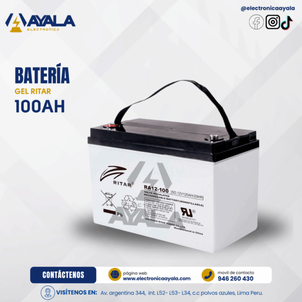 GEL RITAR 100AH