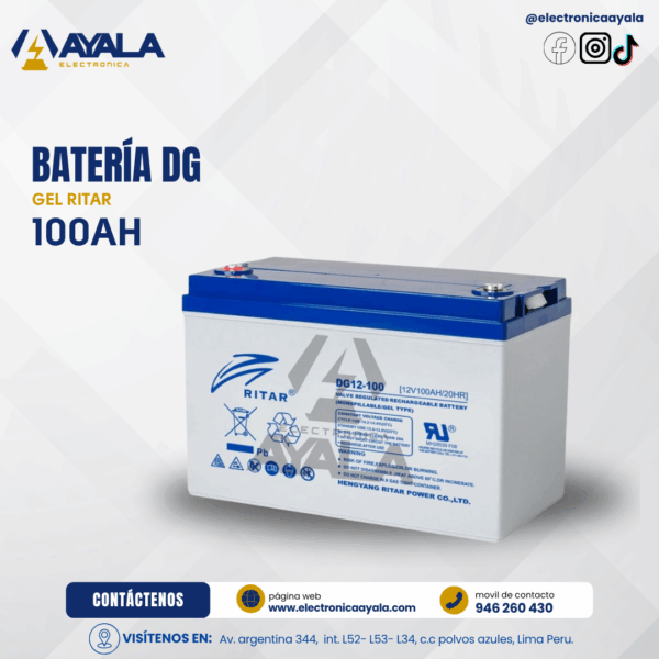 DG GEL RITAR 100AH