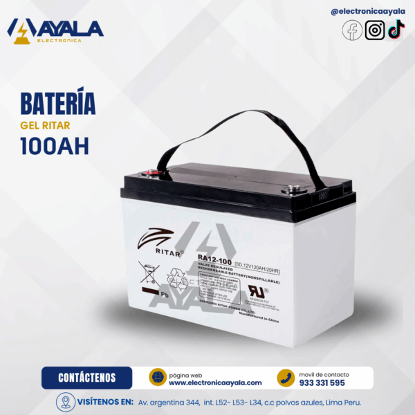 GEL RITAR 100AH