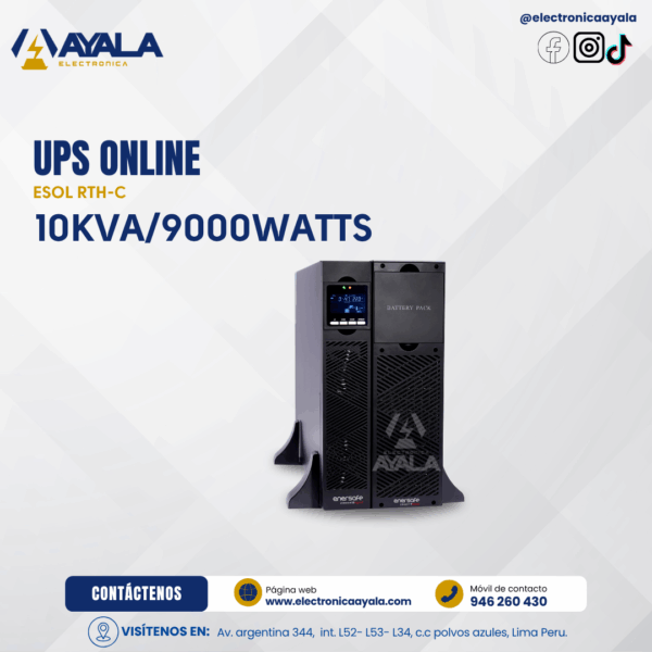 UPS ESOL RTH-C 10KVA/9000WATTS