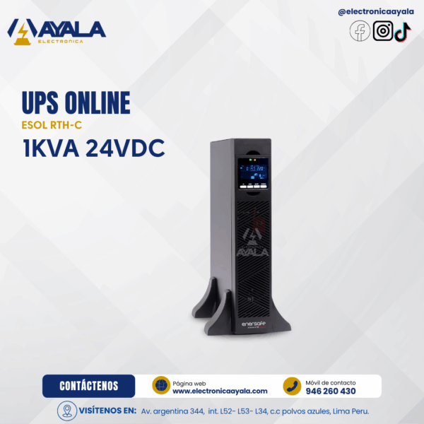 UPS ESOL RTH-C 1KVA 24VDC