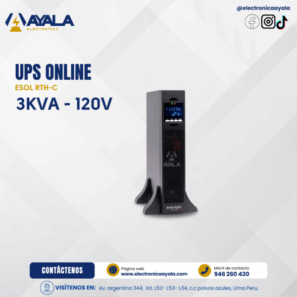 UPS ESOL RTH-C 3KVA 120V