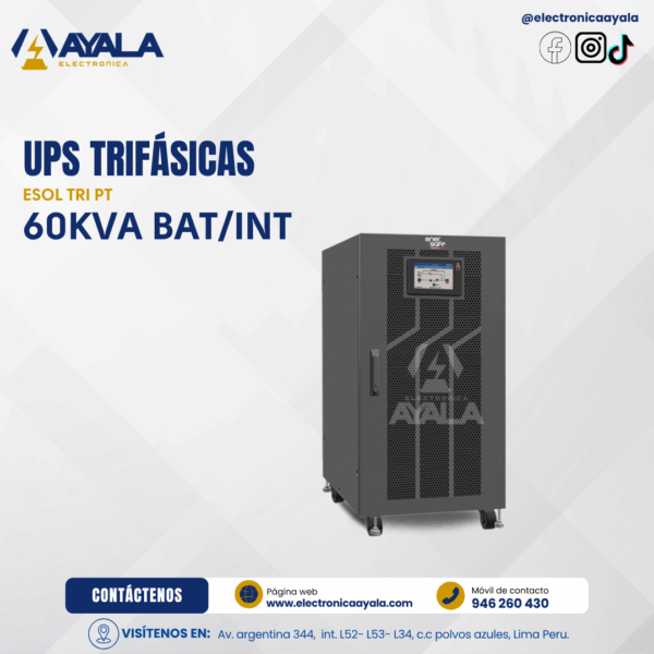 TRI PT 60KVA BAT/INT