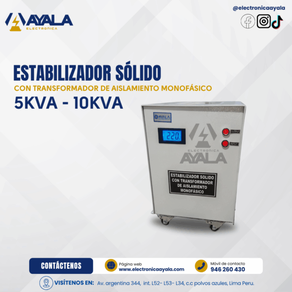 ESTABILIZADOR 5KVA-10KVA