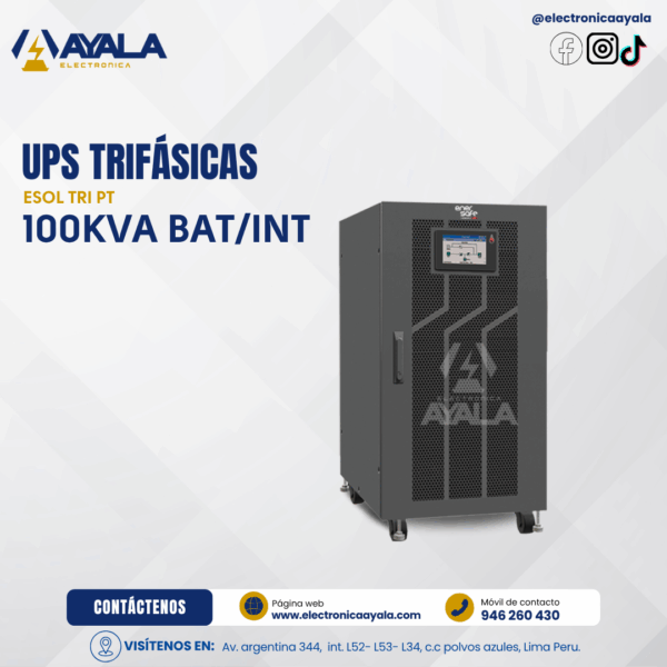 TRI PT 100KVA BAT/INT