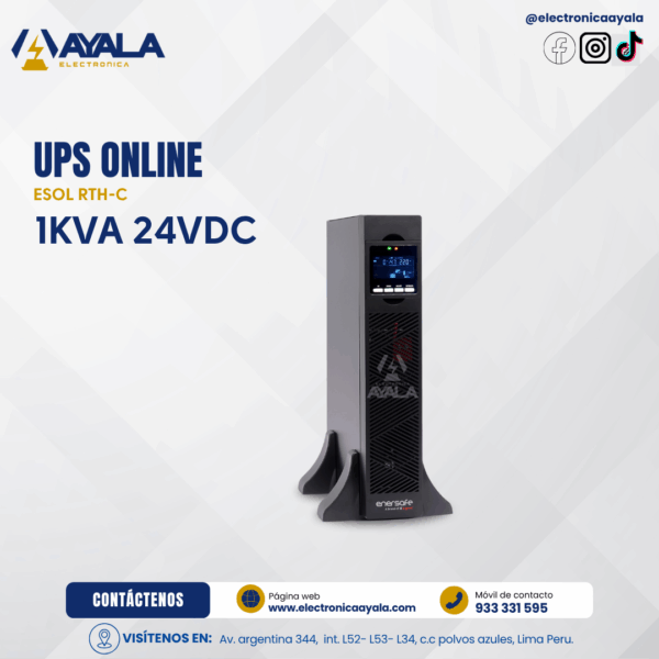UPS ESOL RTH-C 1KVA 24VDC