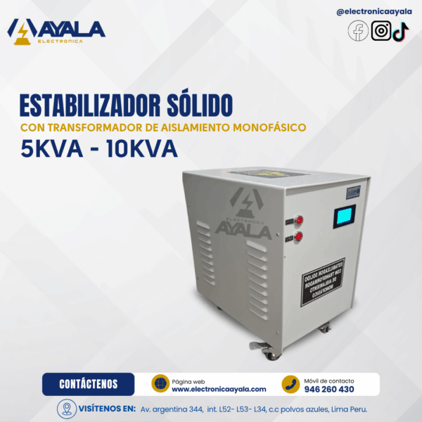 ESTABILIZADOR 5KVA-10KVA - Imagen 2