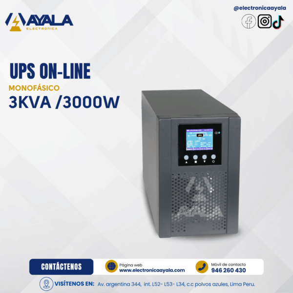 MONOFÁSICO 3KVA/3000W