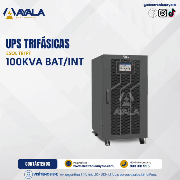 TRI PT 100KVA BAT/INT