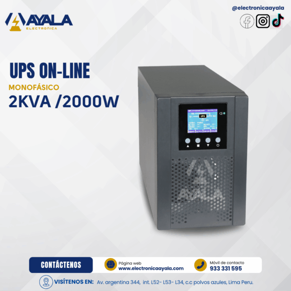 Monofásico 2KVA/2000W